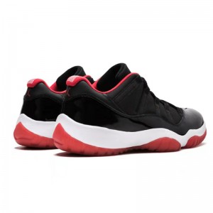 Jordan 11 Retro Low Bred Basketball Shoes Outdoor