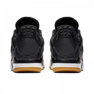 Jordan 4 Negro Laser Retro Zapatos Barato