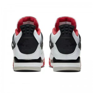 Jordan 4 Fire Red Sport Shoes Tipi