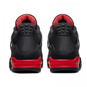 Sapatos retrô Jordan 4 Red Thunder couro