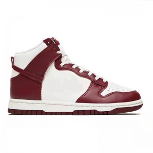 SB Dunk High Team Red Casual Queen Shoes
