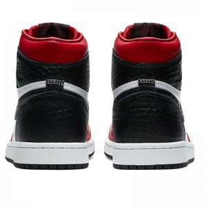 Jordan 1 meadhan Satin Red Sports Shoes Online