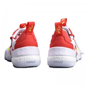 adidas Trae Young 1 White Red Trainer Shoes Outline