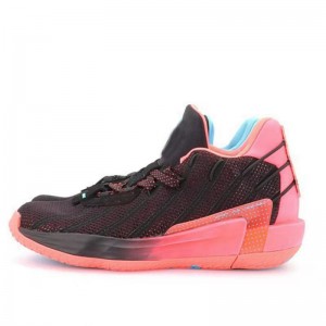Dame 7 J Black Red Basketball Shoes Cool
