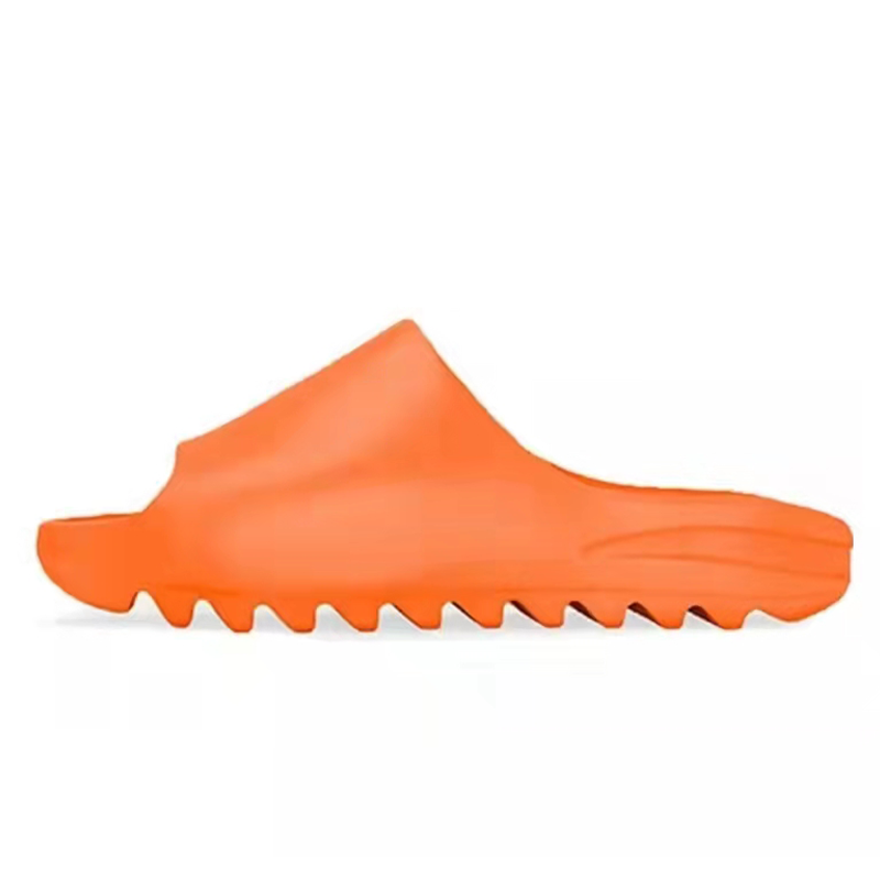 Yeezy Slides 'Enflame Orange' Sepatu Kasual Celana Klambi