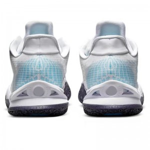 Kyrie Low 4 Biało-niebieskie buty do koszykówki w najlepszej sprzedaży