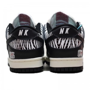 Quartersnacks x SB Dunk Low 'Zebra' Significado dun calzado casual