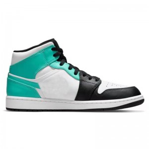 Jordan 1 Mid 'Island Green' G Fashion Športni modni čevlji