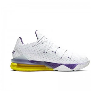 Lebron 17 Low Lakers Home Track Chaussures Vente