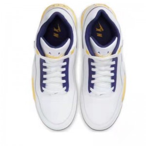Flight Legacy 'Lakers' Pureboost Trainer Chaussures Chaussures rétro des années 90