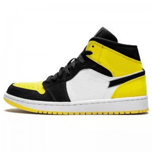 Jordan 1 Mid SE 'Yellow Toe' အားကစားဖိနပ်