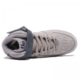 Zapatillas de baloncesto Air Force 1 '07 gris claro personalizadas