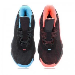 Dame 7 J Black Red Shoes Basketball Cool