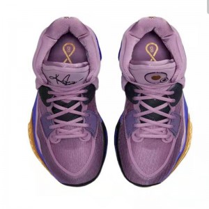 Kyrie 8 Infinity EP Purple Gold Shoes Basiketipolo Lelei Sili