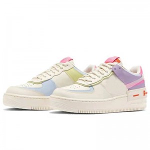 Air Force 1 Shadow Beige Pale Ivory Retro Shoes Women's