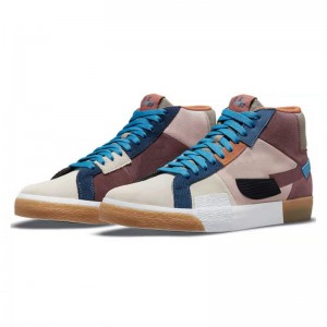 SB Zoom Blazer Mid PRM Cashmere Mosaic Casual Shoes To Wear
