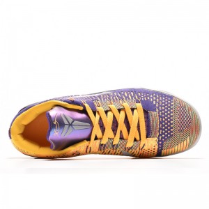 Kobe 9 low Purple Gold Basketball Shoes L-Aħjar