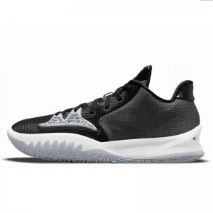 Kyrie Low 4 Black grey Basketball Shoes Design