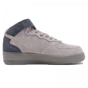 Sepatu Basket Air Force 1 '07 Light Grey Custom
