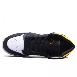 Jordan 1 Mid 'White Laser Orange' Chaussures de basket rétro Jordan