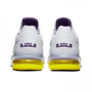 Lebron 17 Low Lakers Home Track Shoes ရောင်းချခြင်း။