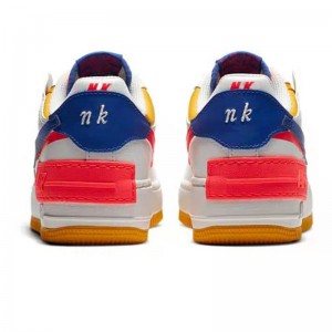 Buty Air Force 1 Shadow White Blue Red Gum Kolor