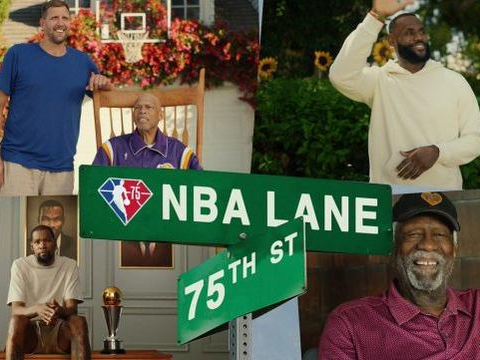 NBA secara resmi merilis film pendek peringatan musim ulang tahun ke-75