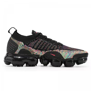 Air VaporMax Flyknit 2 'Black Multi-Color' Running Shoes Brands List