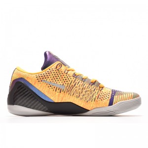 Sepatu Basket Kobe 9 low Purple Gold Terbaik
