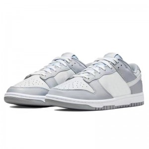 Dunk Low Two Tone Gray Track Shoes Com Order
