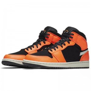 Jordan 1 Mid ‘Black Cone’ Basketball Shoes To Play In