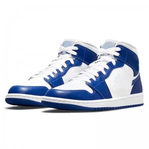 Jordan 1 Mid' Kentucky Blue' G Fashion Sport Fashion Shoes