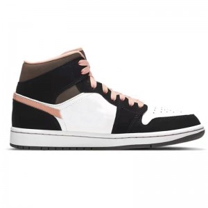 ស្បែកជើងម៉ាក Jordan 1 Mid SE 'Peach Mocha' Womens Size Track Shoes