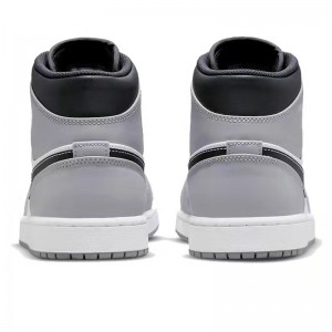 Jordan 1 Mid 'Light Smoke Grey' Basketball Shoes Best Quality