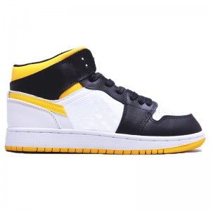 Jordan 1 Mid 'White Laser Orange' Retro Basketball Shoes Jordan