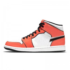 Jordan 1 Mid Turf Orange Trainer Shoes For Work
