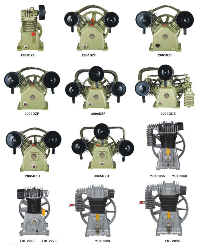 air compressor pump head piston compressor with oil pump Featured Image
