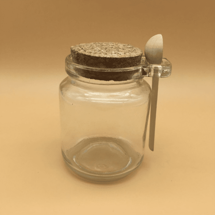 270ml-single-ear-round-Glass-Jar-for