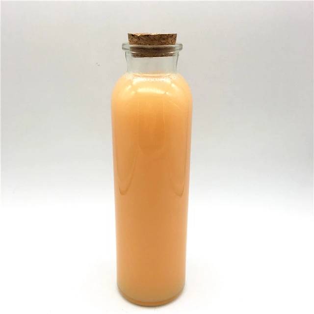 350ml 500ml clear cork lid juice beverage glass bottles Featured Image