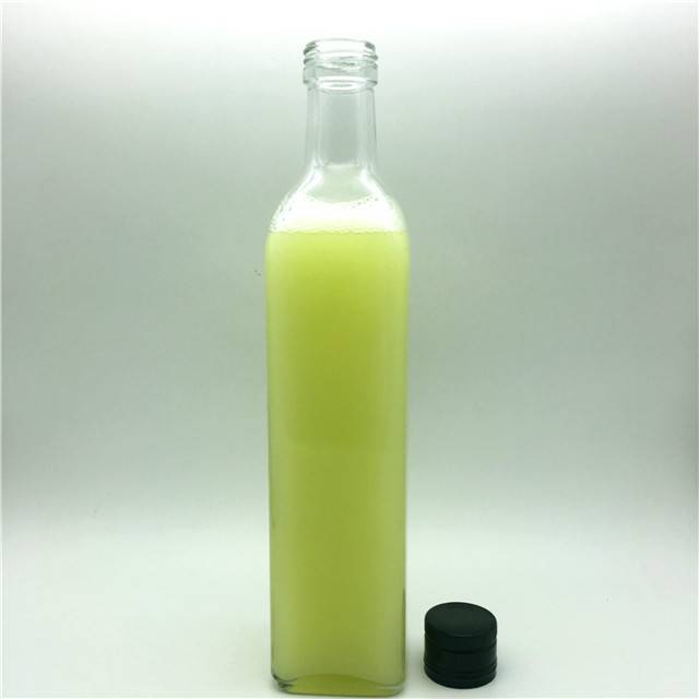 250ml/500ml/750ml/1L white clear empty glass bottle for olive oil,linseed oil,jojoba oil