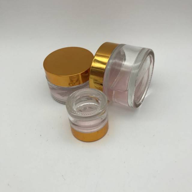 Manufacturing Round 10g 30g 50g Ointment Glass Jar With Black Plastic Lid For Cosmetics Packaging Cheap