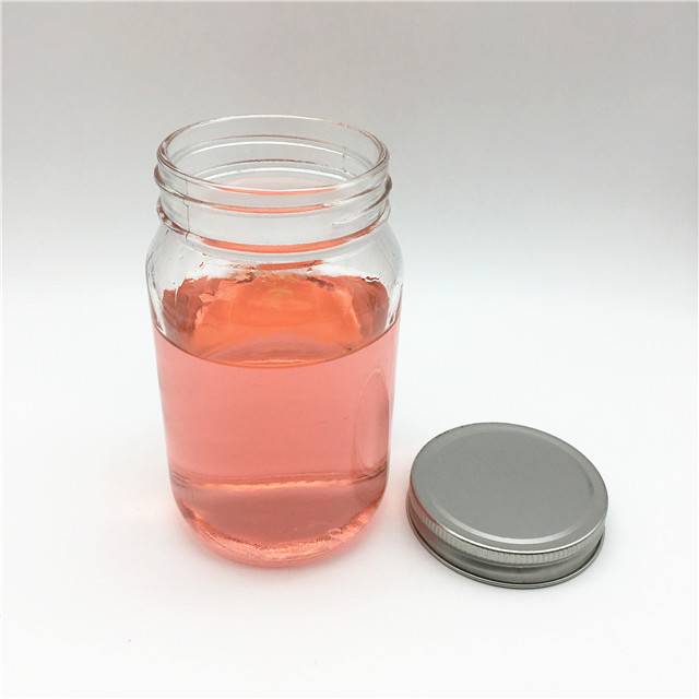 16oz 480ml food grade clear glass mason jar for honey jam canning