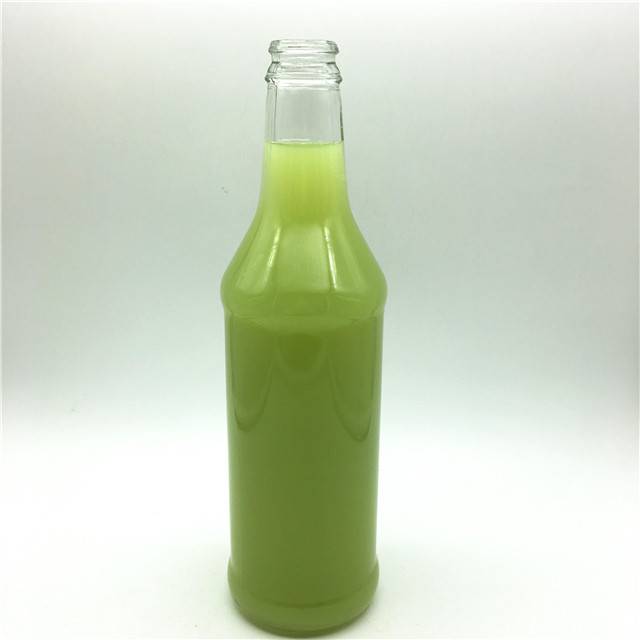 280ml beverage/ rio cocktail clear glass juice bottle with crown cap