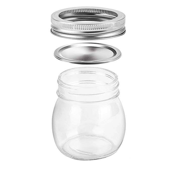 300ml 10oz Mason Jars With Regular Silver Lids for Jam Honey DIY Magneti