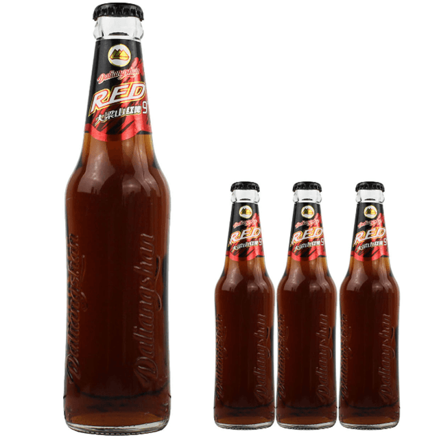 Custom 330ml Amber Glass Bottle for Beer