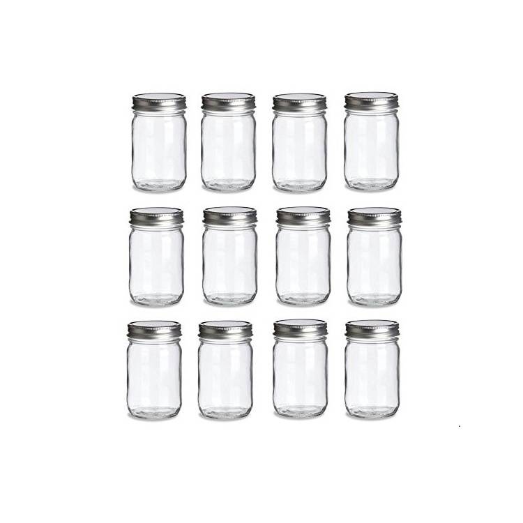 12 oz Canning Jars For Pickles Kitchen Storage