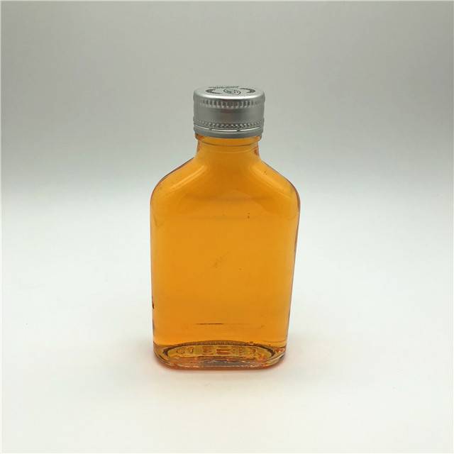 Best Price on Custom Logo 375ml Square Small Mini Wine Glass Bottle With Cork