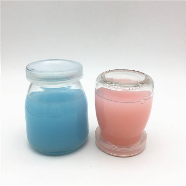 100ml 200ml Cute jam/ yogurt/ pudding glass jar/ bottle