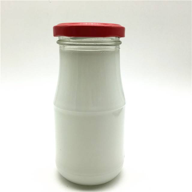 bamboo type shape  Christmas use 8oz/250ml glass bottle for milk tea milkshake