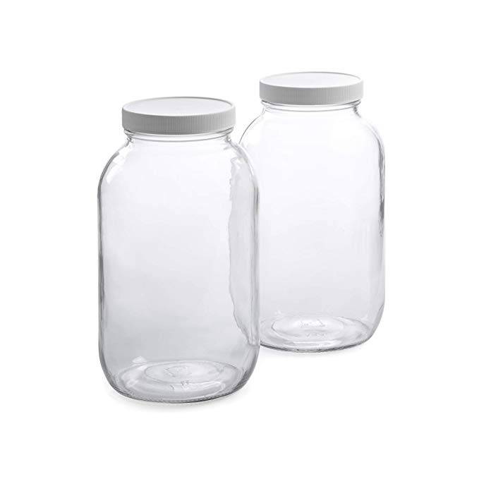 Half Gallon Glass Jar for Kitchen Storage